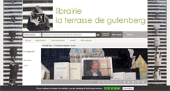 Desktop Screenshot of librairielaterrassedegutenberg.com